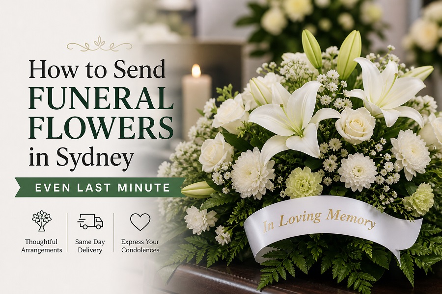 Send Funeral Flowers in Sydney